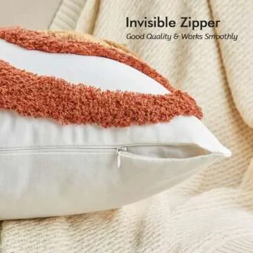 Unique Lifein 18x18 Tufted Boho Pillow Cover