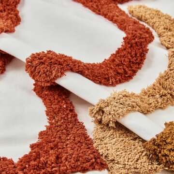 Unique Lifein 18x18 Tufted Boho Pillow Cover