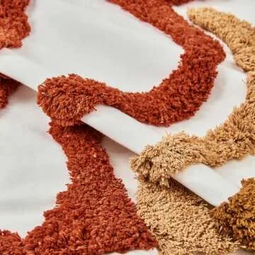 Unique Lifein 18x18 Tufted Boho Pillow Cover