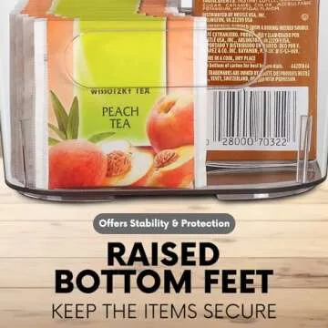 Clear Plastic Storage Bins - Versatile Kitchen & Bathroom Organizers