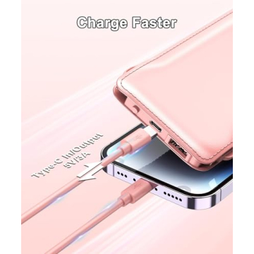TG90° 10000mAh Portable Charger with Built-in Cables