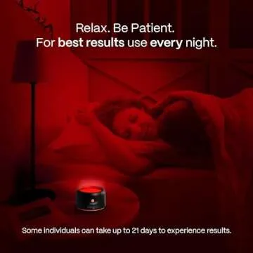 Helight® Sleep Red Light Therapy Sleep Device – 630nm Pure Red Light for Better Sleep – Sleep A...