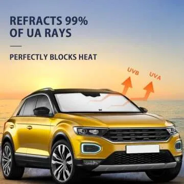 TVK Car Sun Shade - Heat & UV Protection for Your Vehicle