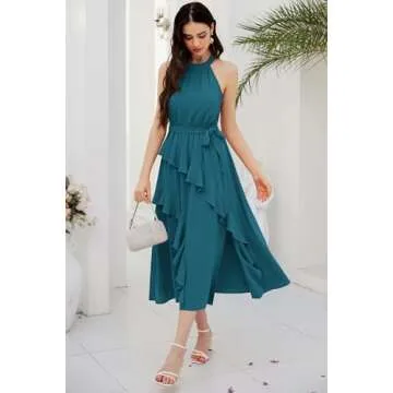 Women’s 2024 Summer Halter Maxi Dress for All Occasions