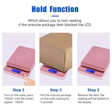 Fuzion Digital Postal Scale: 86 lb Shipping Made Easy