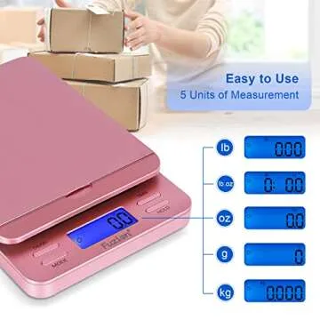Fuzion Digital Postal Scale: 86 lb Shipping Made Easy