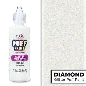 Tulip Glitter Diamond Fabric Paint 4oz - Vibrant & Easy to Use