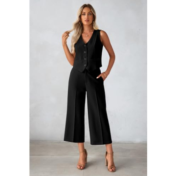 Luvamia 2 Piece Outfit for Work and Summer Style