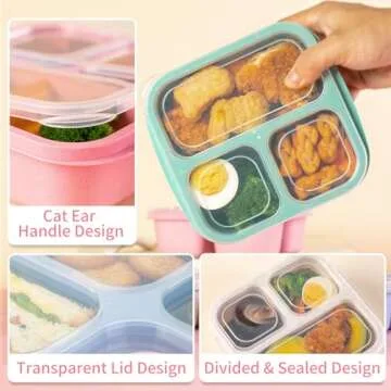 Eco-friendly TurtingAs Snack Containers for Meals on-the-go