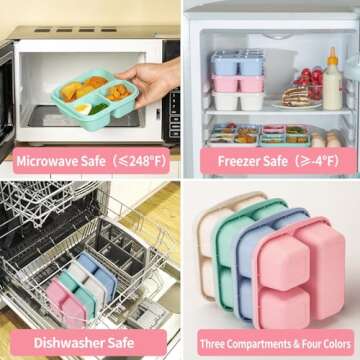 Eco-friendly TurtingAs Snack Containers for Meals on-the-go