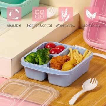Eco-friendly TurtingAs Snack Containers for Meals on-the-go