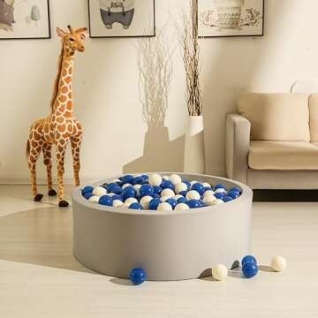 GOGOSO Non-Toxic Colorful Ball Pit Balls - Kids Fun