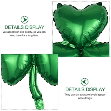 St Patrick's Day Shamrock Foil Balloons for Festive Decor