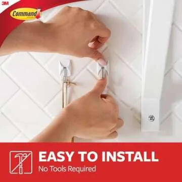 Command Small Toggle Hooks for Damage-Free Home Organization