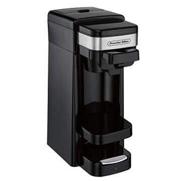 Proctor Silex Single Serve Coffee Maker, Compatible with K-Cup Pods or Grounds, Fits a Travel Mug (4...