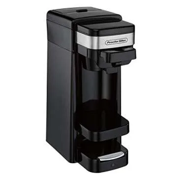 Proctor Silex Single Serve Coffee Maker, Compatible with K-Cup Pods or Grounds, Fits a Travel Mug (4...