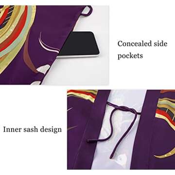 PRODESIGN Long Kimono Robe - Luxury Satin Sleepwear for Women