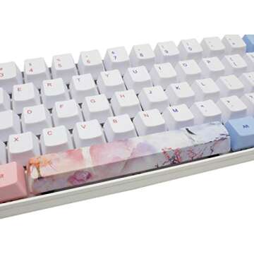 (Only Keycaps) PBT Keycaps Set OEM for MX Switches Mechanical Keyboard ANSI Layout GH60 RK61/ALT61/Annie/poker GK61 GK64 (Chinese Love Story)