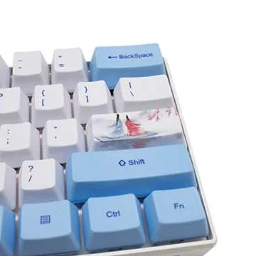 (Only Keycaps) PBT Keycaps Set OEM for MX Switches Mechanical Keyboard ANSI Layout GH60 RK61/ALT61/Annie/poker GK61 GK64 (Chinese Love Story)