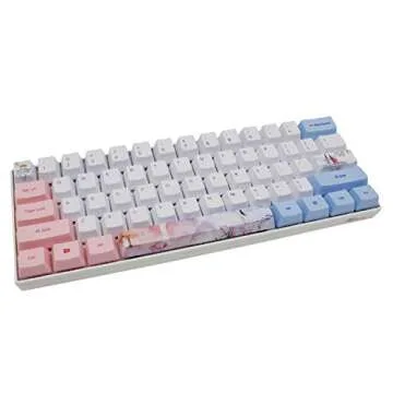 (Only Keycaps) PBT Keycaps Set OEM for MX Switches Mechanical Keyboard ANSI Layout GH60 RK61/ALT61/Annie/poker GK61 GK64 (Chinese Love Story)