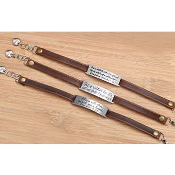 Inspirational Bracelet Bible Verse Scripture Ornament Jewelry Christian Gifts for Women Wrap Bracelets for Women Vintage Jewelry for Women Do Not Fear for I Am with You