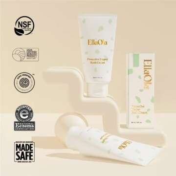 EllaOla Organic Diaper Rash Cream for Sensitive Skin