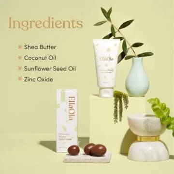 EllaOla Organic Diaper Rash Cream for Sensitive Skin