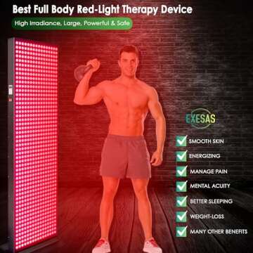 Advanced Red Light Therapy Device for Skin & Pain Relief