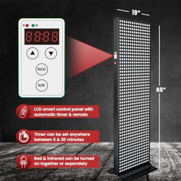 Advanced Red Light Therapy Device for Skin & Pain Relief