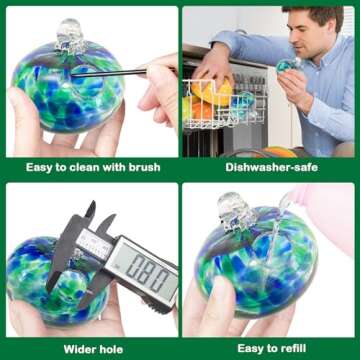 Headak Life Charming Wind Chimes Hummingbird Feeders for Outdoors