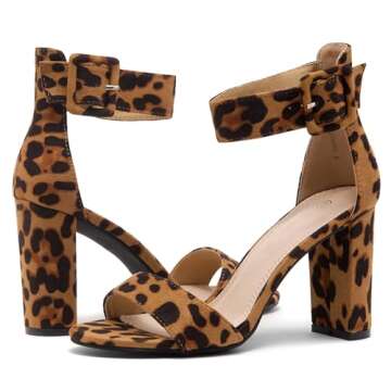 Herstyle Rumors Women's Dressy Chunky Heels Sandals