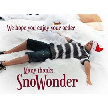 SNOWONDER Instant Snow, 4 Gallons, White, 512 Fl Oz