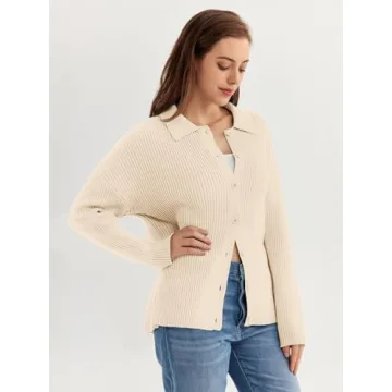 LILLUSORY Women’s Stylish Lightweight Cardigan Sweater