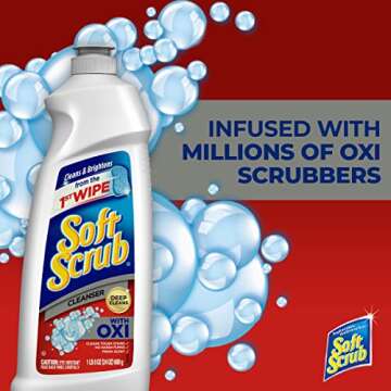 Soft Scrub Multi-Purpose Cleanser with OXI, Surface Cleaner, 24 Ounce