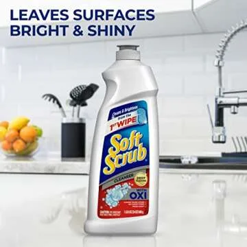 Soft Scrub Multi-Purpose Cleanser with OXI, Surface Cleaner, 24 Ounce