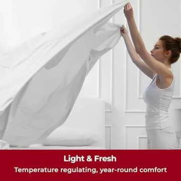 Mellanni Queen Sheets Set - Ultra-Soft Cooling Bedding