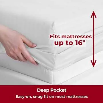 Mellanni Queen Sheets Set - Ultra-Soft Cooling Bedding