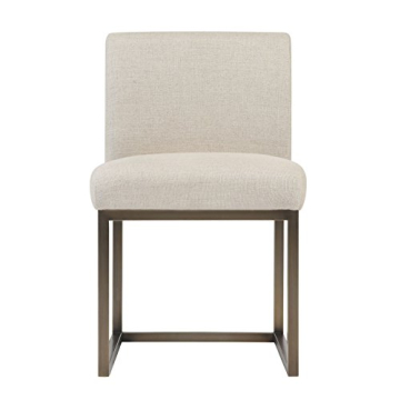 Luxurious Modern Linen Upholstered Dining Chair for Style