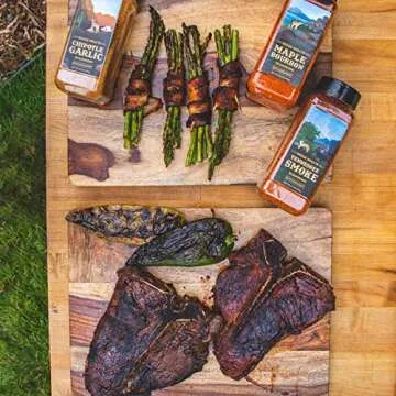 Spiceology & Derek Wolf - Maple Bourbon Seasoning - Sweet & Smoky Barbeque Rubs, Seasonings and Spice Blends - Use On: Ribs, Pork Shoulder, Beef, Bacon, Chicken Wings, Popcorn, Scallops or Duck Breast - 22 oz