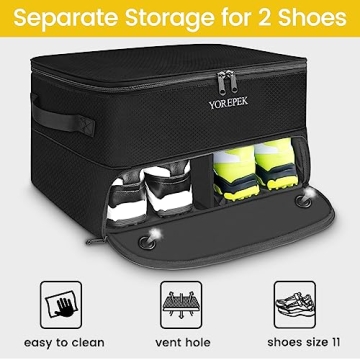 Golf Trunk Organizer with Waterproof Design and 2 Layers