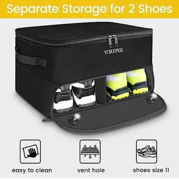 Golf Trunk Organizer with Waterproof Design and 2 Layers
