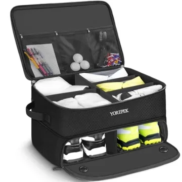 Golf Trunk Organizer with Waterproof Design and 2 Layers