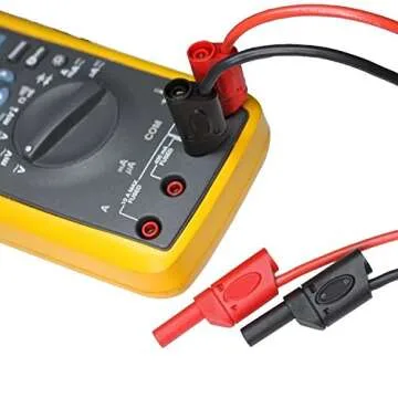 Versatile 4mm Banana Plug Connectors for Multimeters 10Pcs