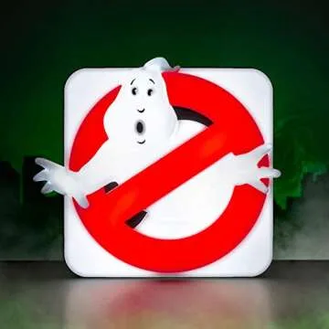 Numskull Ghostbusters Logo Lamp Wall Light - Ambient Lighting Gaming Accessory for Bedroom, Home, St...