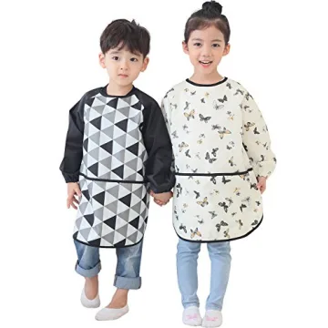 Plie Kids Waterproof Art Smock for Messy Play and Crafts
