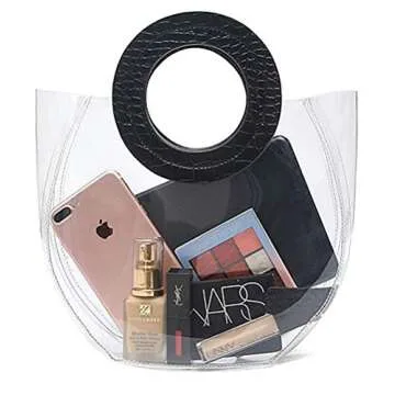 Caistre Crocodile Waterproof Women's Clear Tote Bag