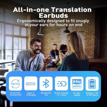 AI Language Translation Earbuds for Seamless Conversations