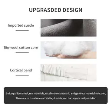 Powlamks Seat Headrest Pillow TES la Neck Pillow Designed for TES la Model Y/3 Neck Support Cushion Genuine Nappa Leather Invisible Strap(White Letter)