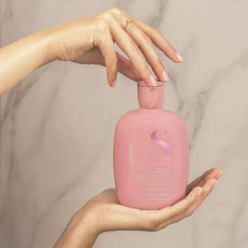 ALFAPARF MILANO Semi Di Lino Moisture Nutritive Low Shampoo - Sulfate Free Shampoo for Color Treated Hair - Moisturizing Hair Shampoo for Dry Hair - Paraben & Paraffin-Free (250 ml / 8.45 Fl. Oz)