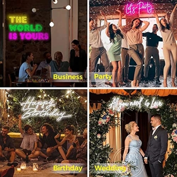 Custom Neon LED Signs for Personal Touch in Decor